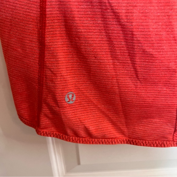 Lululemon Run Fast Track Short Sleeve Shirt. Open in Back. Tangerine. Women 6/8 - Picture 6 of 8